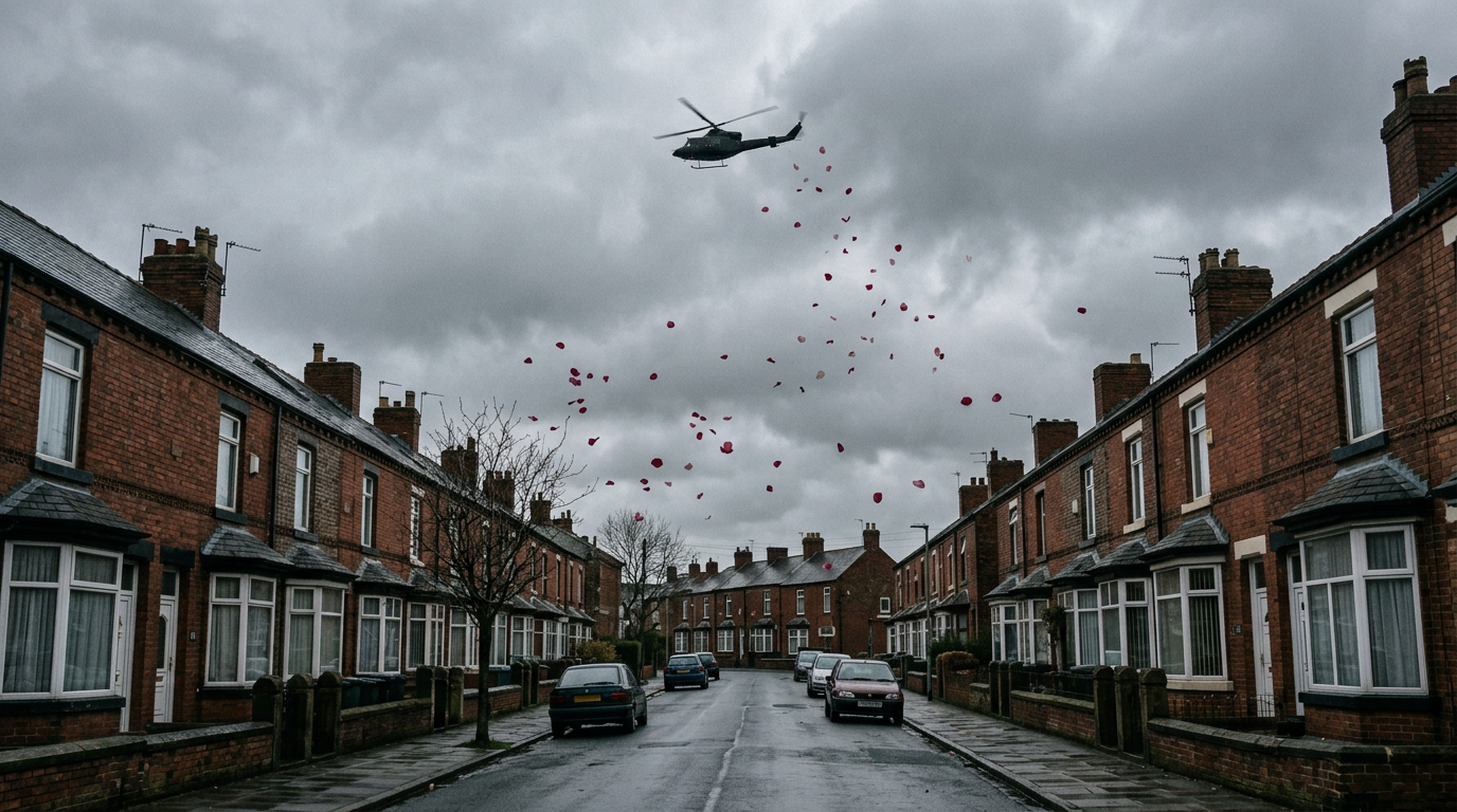 Birmingham funeral helicopter